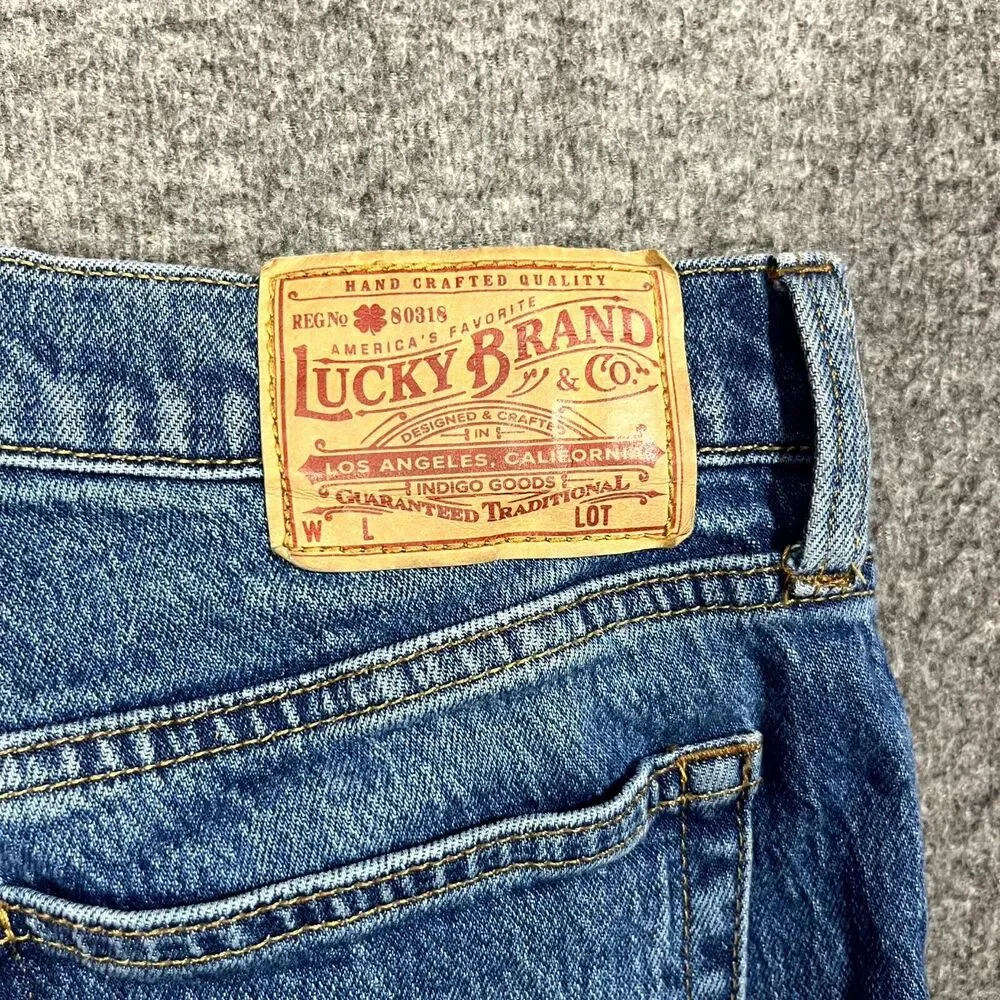 Lucky Brand Jeans Womens 0/25 Sienna Slim Boyfriend Blue Denim Casual Distressed - Picture 6 of 11